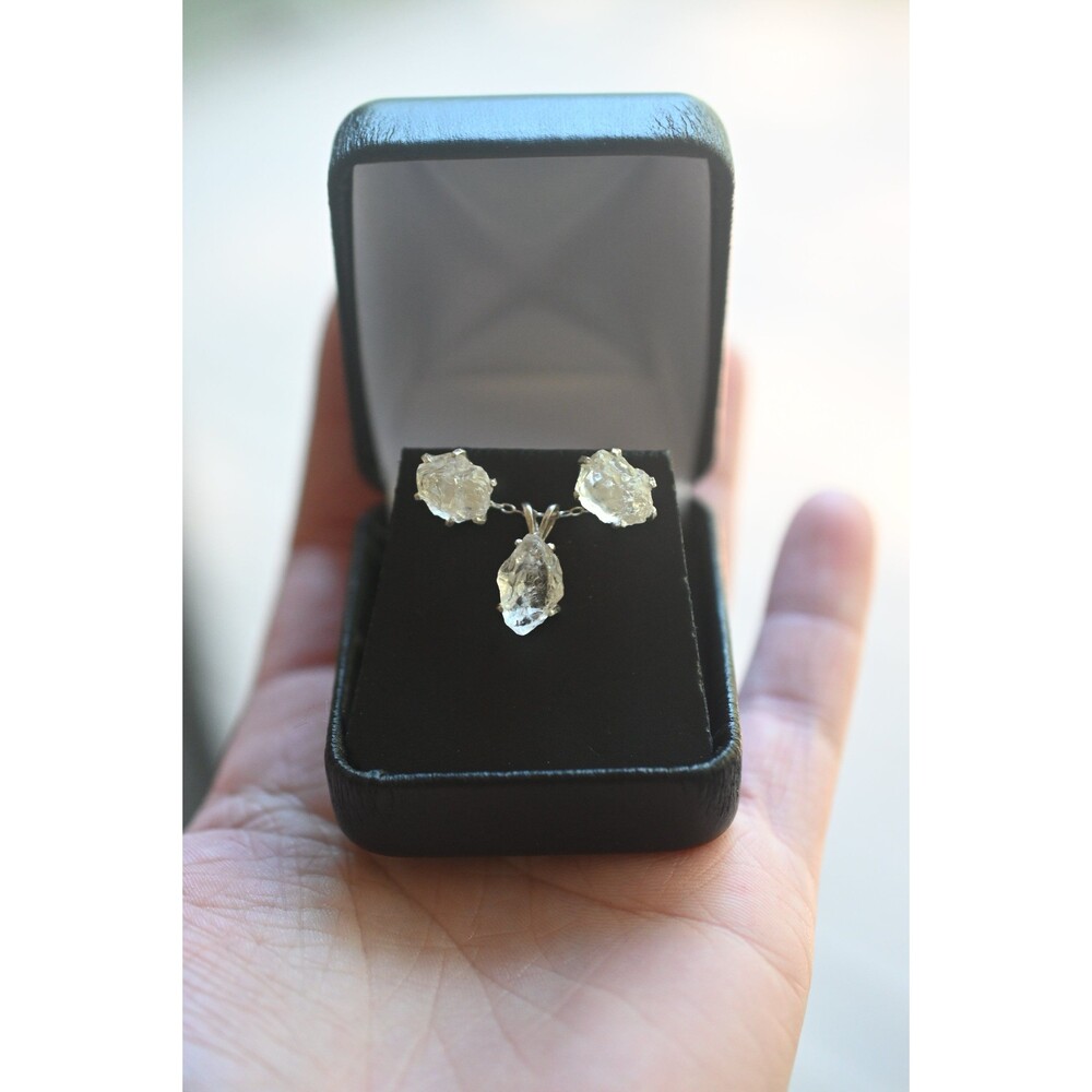 Earring and necklace set anniversary gift for womangift
